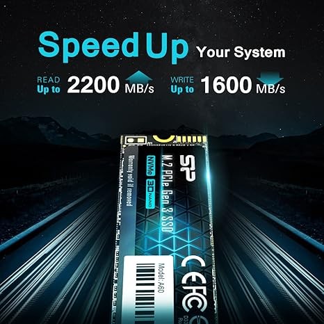 Silicon Power 1TB - NVMe M.2 PCIe Gen3x4 2280 SSD (SP001TBP34A60M28) Visit the SP Silicon Power Store