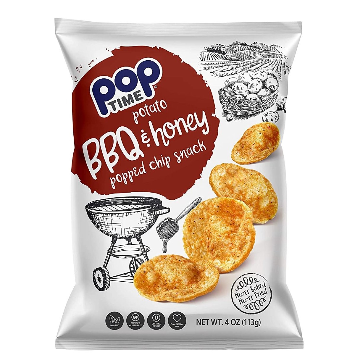 POP TIME POTATO BBQ HONEY 4oz