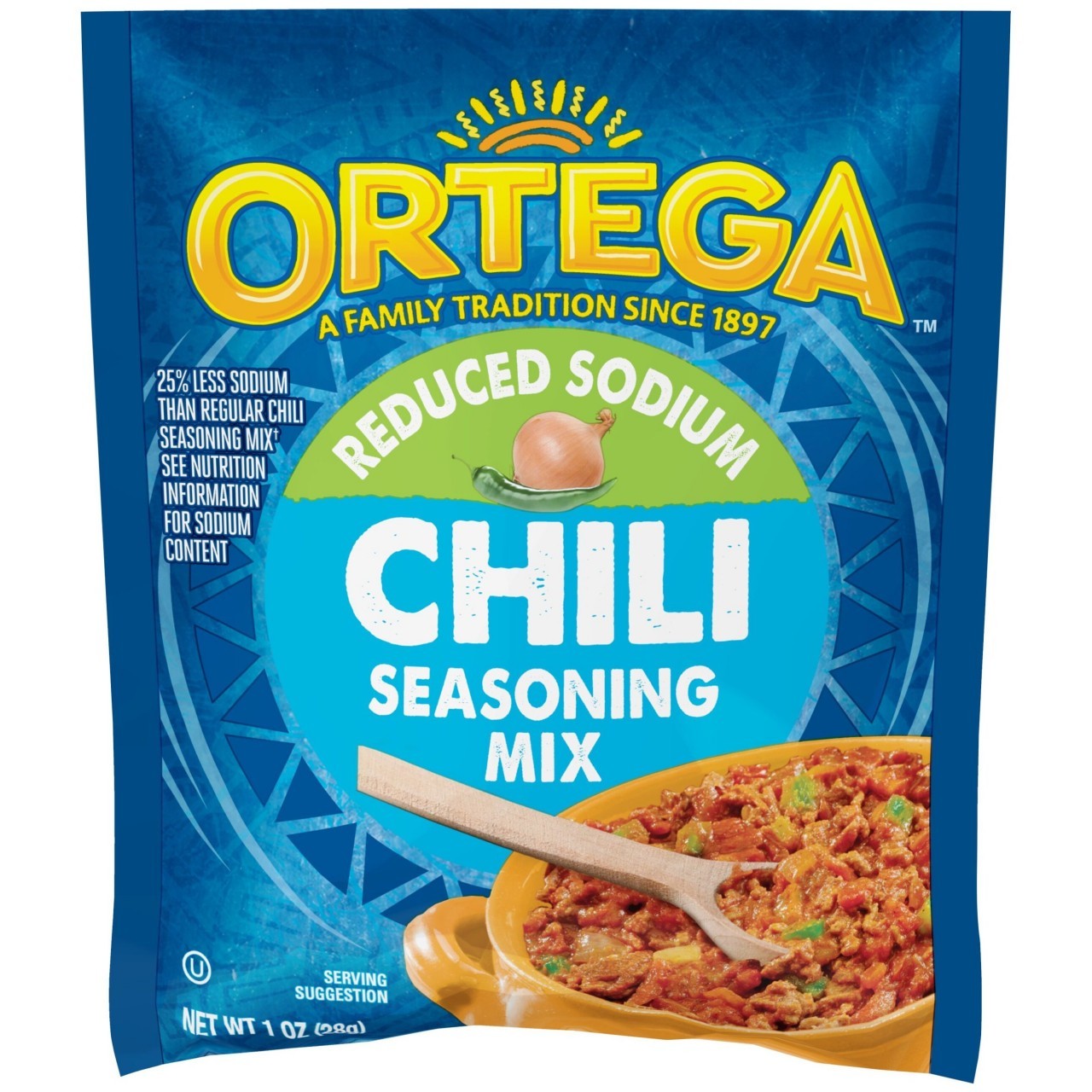 ORTEGA SEASON MIX CHILI REDUCED SOD 1oz