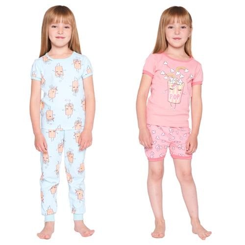PL Sleep Girls' Pajamas Set of 2 / 4 Pieces