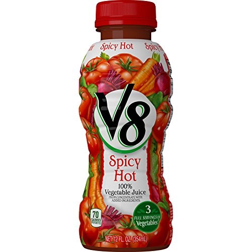 V8 VEGETABLE JUICE HOT&SPICY 340ml