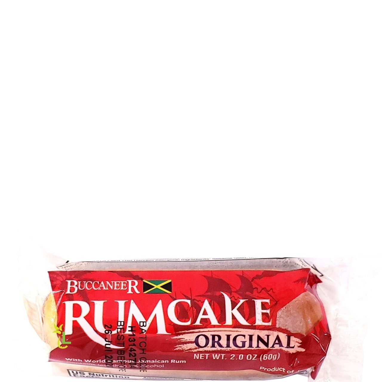 BUCCANEER RUM CAKE ORIGINAL 60g