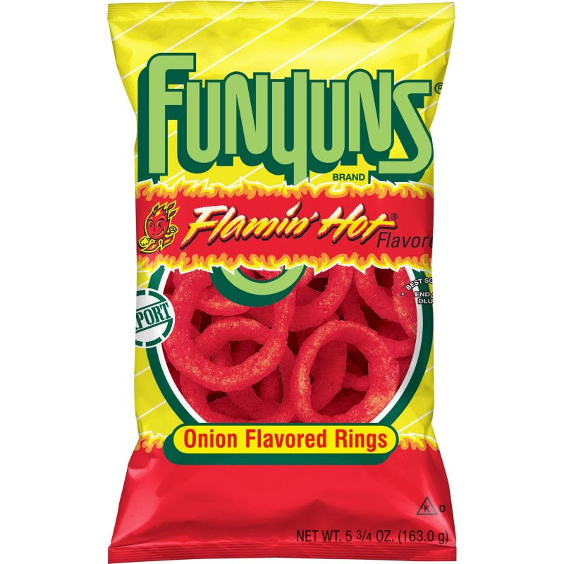 FUNYUNS FLAMIN HOT ONION RINGS 163.0 G