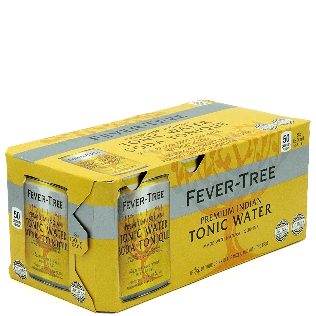 FEVER TREE TONIC WATER 8x150ml