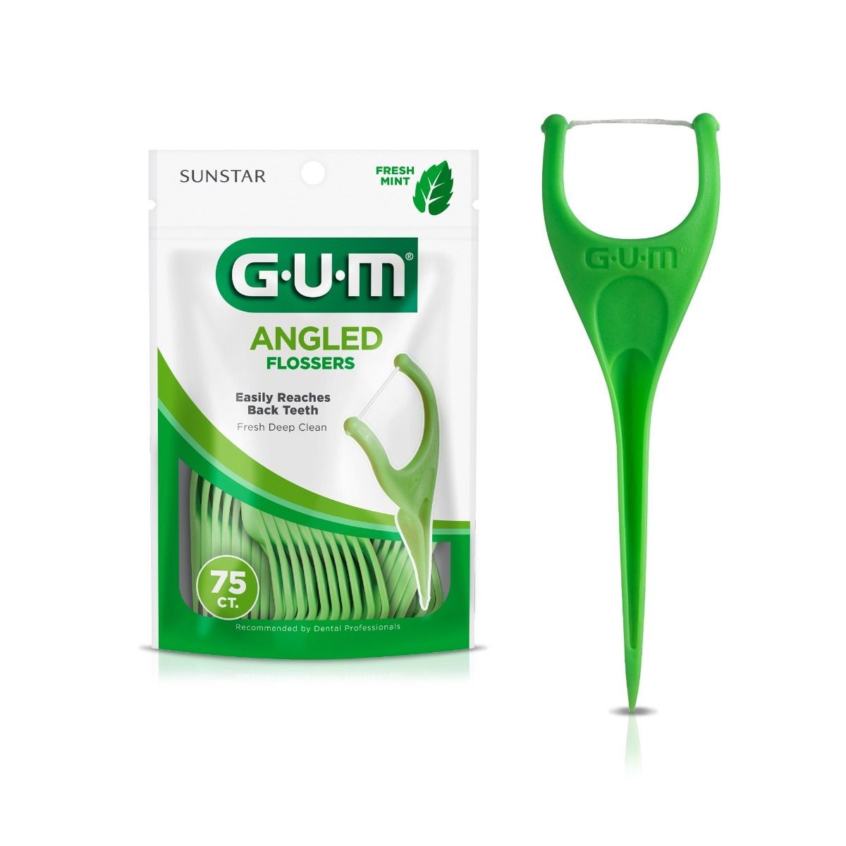 GUM Angled Floss, 75 ct