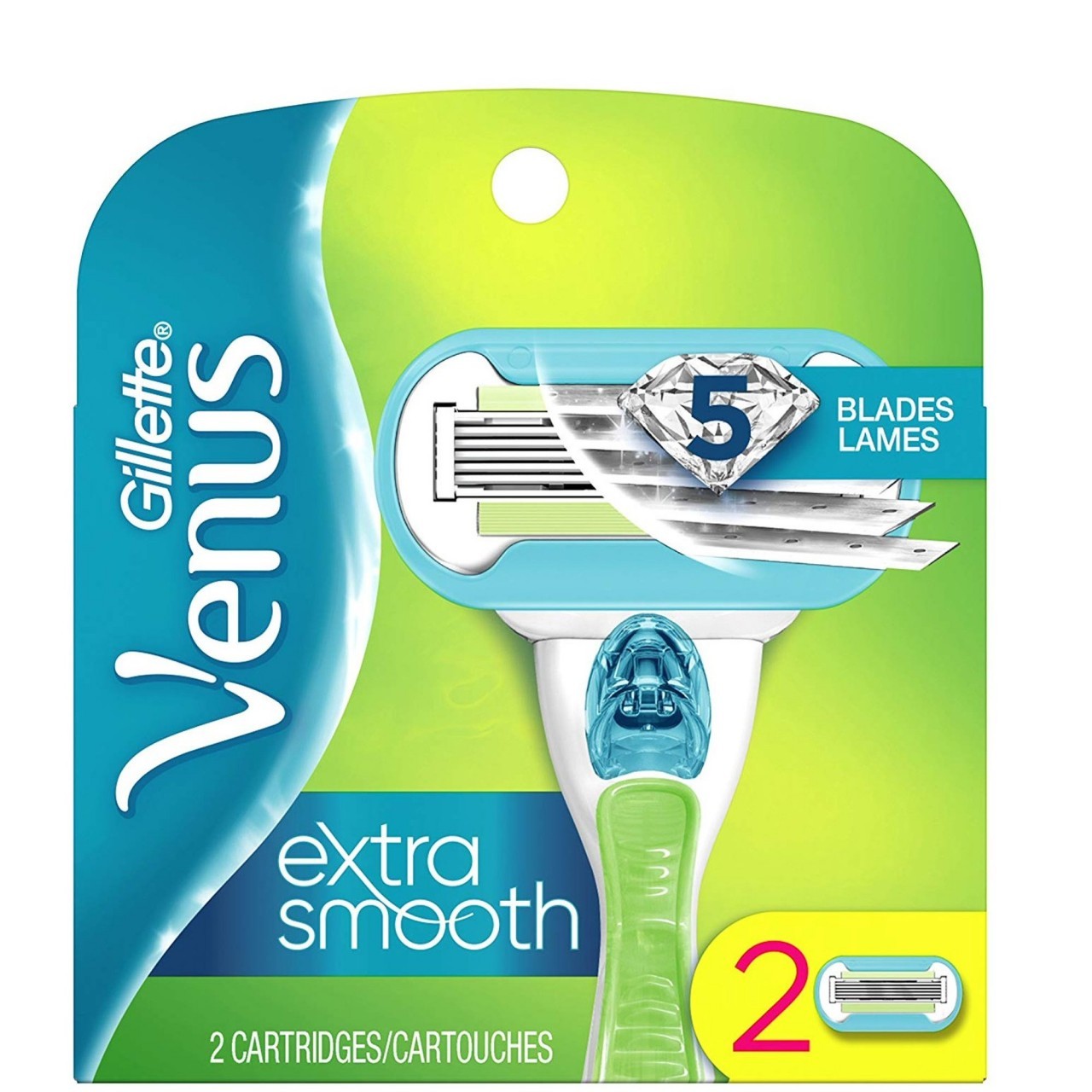 GILLETTE VENUS RAZOR EXTRA SMOOTH 2s