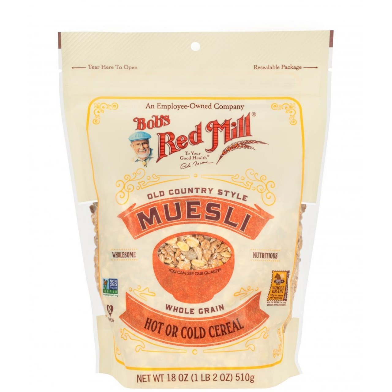 BOBS RED MILL CEREAL MUESLI COUNTRY 18oz
