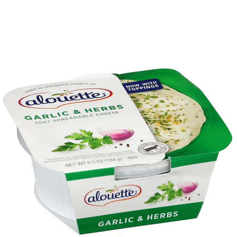ALOUETTE GARLIC HERB CHEESE SPREAD 6.5oz
