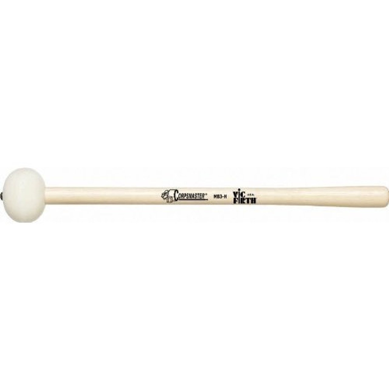 Vic Firth Corpsmaster® Bass Mallet -- Large Head Hard MB3H: 26-28