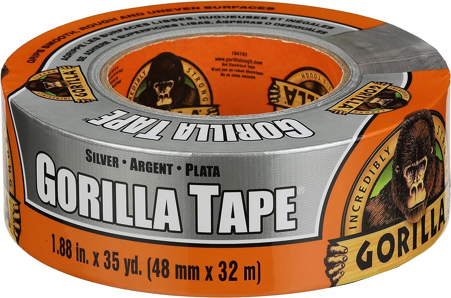 1.88 in. X 1080 in. Silver Tape