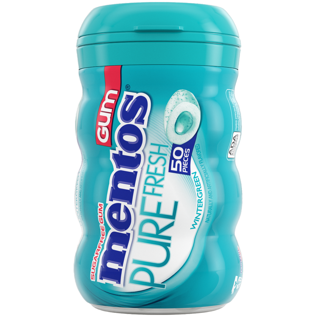 MENTOS GUM PURE WINTERGREEN 50s