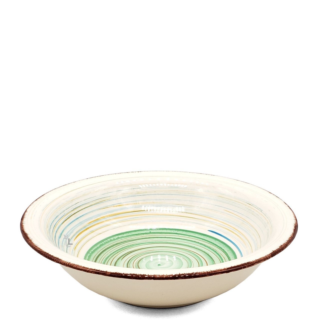 LOTUS BOWL MULTI COLOR 8in