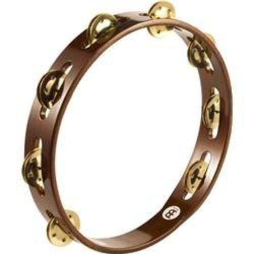 Meinl Wood Tambourine One Row Brass Jingles