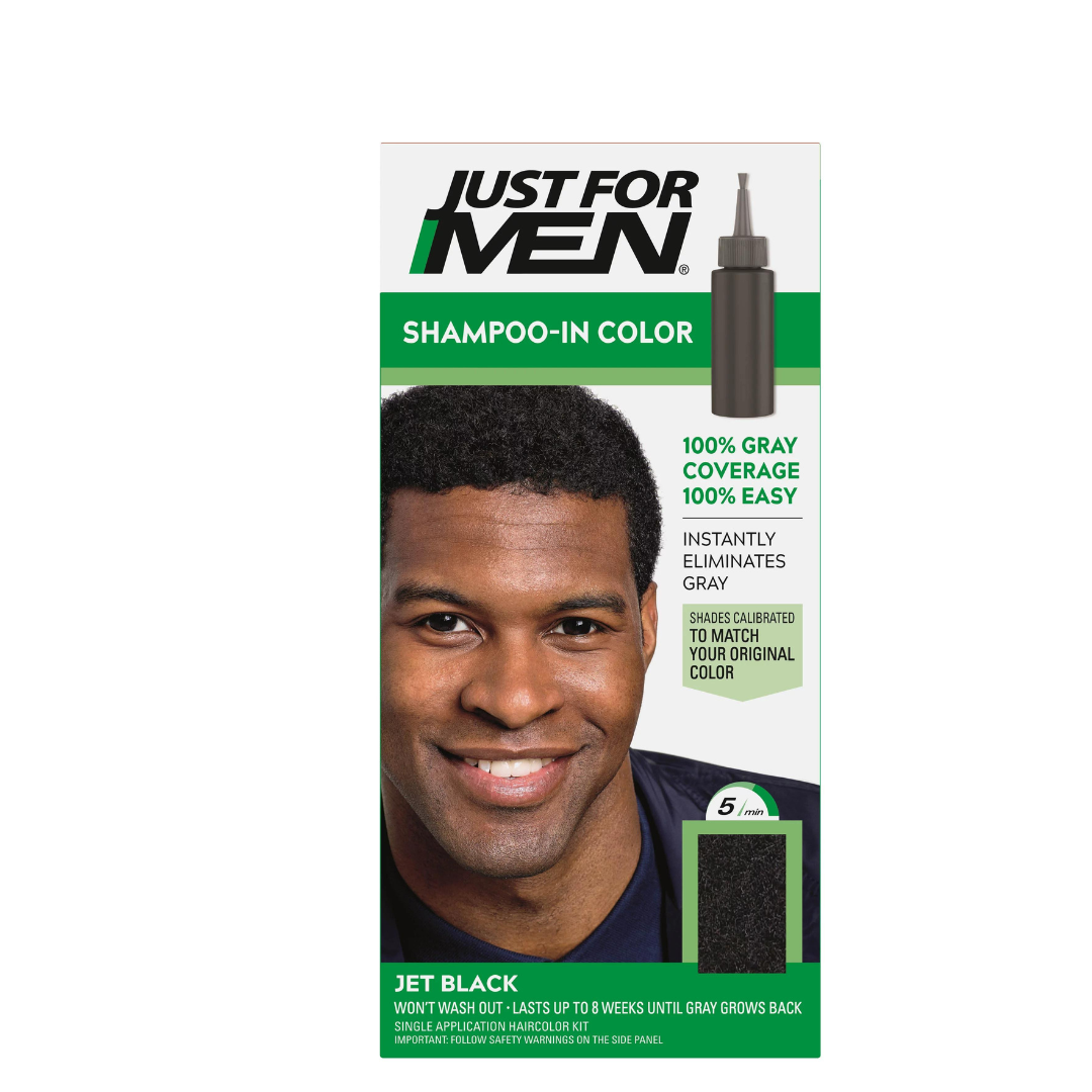 Just For Men Shampoo-In Color (Jet-Black)