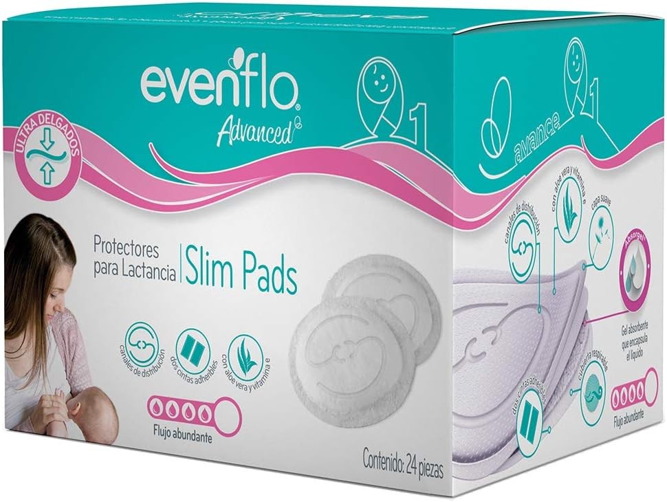 Evenflo Advanced Nursing Pad, Slim Pad, 24 pieces