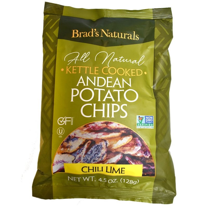 BRADS POTATO CHIPS CHILI LIME 4.5oz