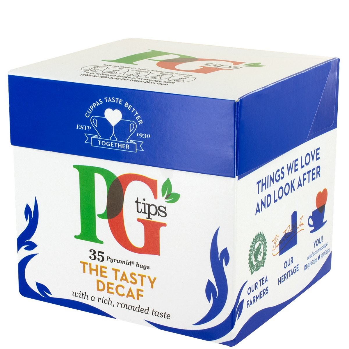 PG TIPS TEA DECAF 35s