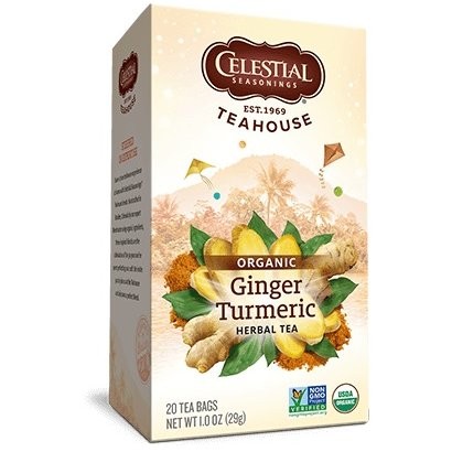 CELESTIAL TEA TEAHSE GINGER TURMERIC 20s