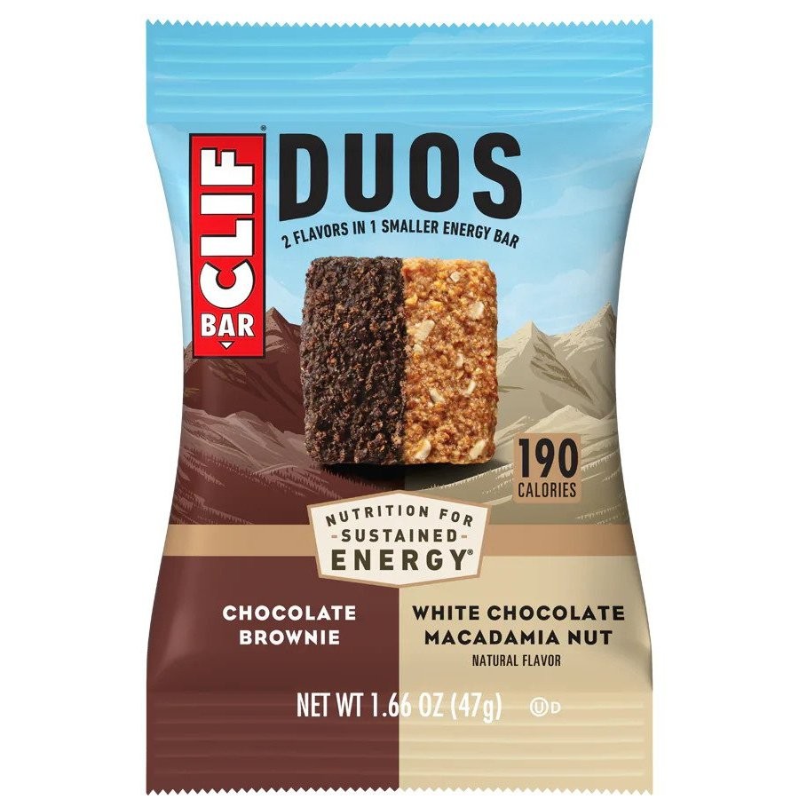 CLIF BAR DUO BROWNIE MACADAMIA 47g