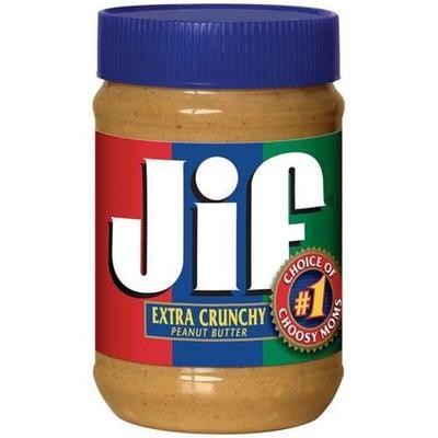 JIF PEANUT BUTTER EXTRA CRUNCHY 454g