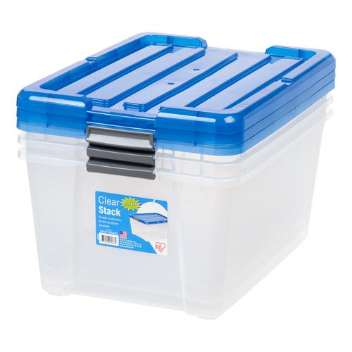 Iris USA Plastic Storage Tote 3 Piece Set