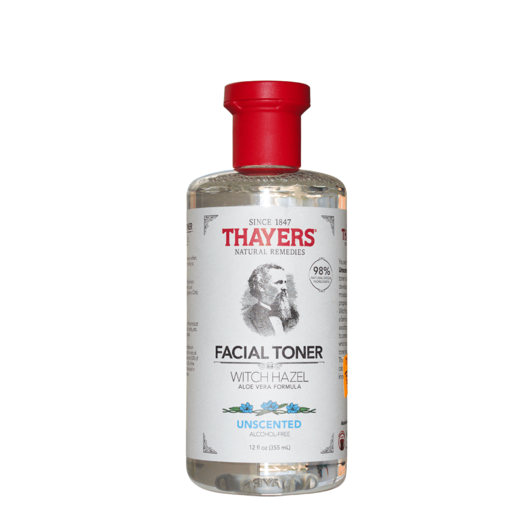 Thayers Facial Toner: Witch Hazel, Aloe Vera Formula, Unscented, 12 oz