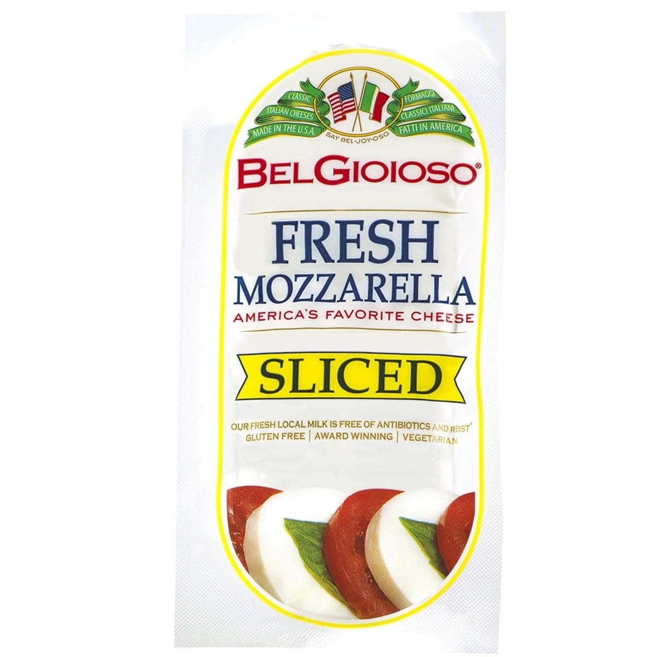 BELGIOIOSO MOZZARELLA SLICED 16oz