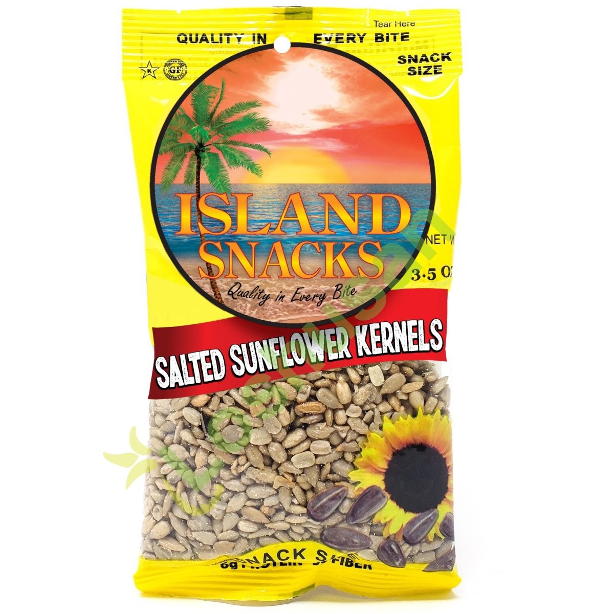 ISLAND SNACKS SUNFLOWER SEEDS SALTED 3oz