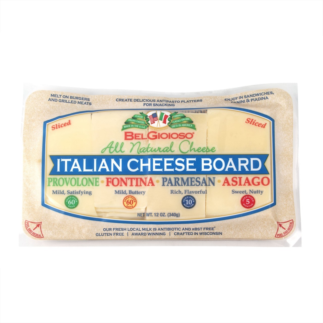 BELGIOIOSO ITAL CHEESE BOARD 12oz