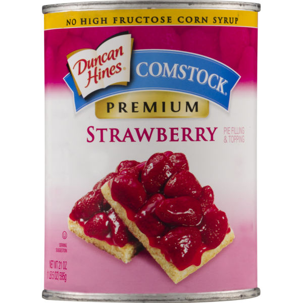 COMSTOCK FILLING STRAWBERRY PIE 21oz