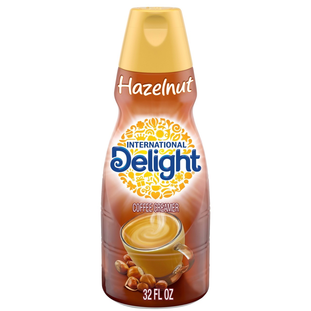 INTL DELIGHT HAZELNUT 32oz