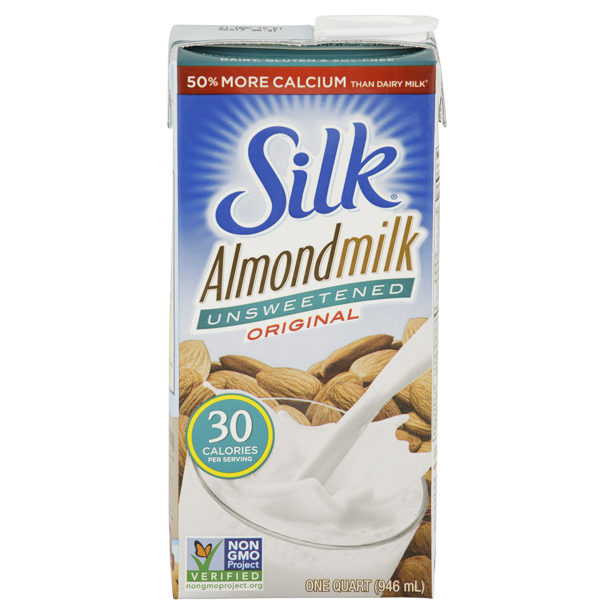 SILK ALMOND MILK UNSWEETENED 64oz