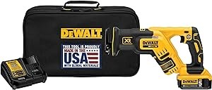 DEWALT 20V MAX XR Compact Reciprocating Saw, 5.0-Amp Hour, Cordless (DCS367P1)