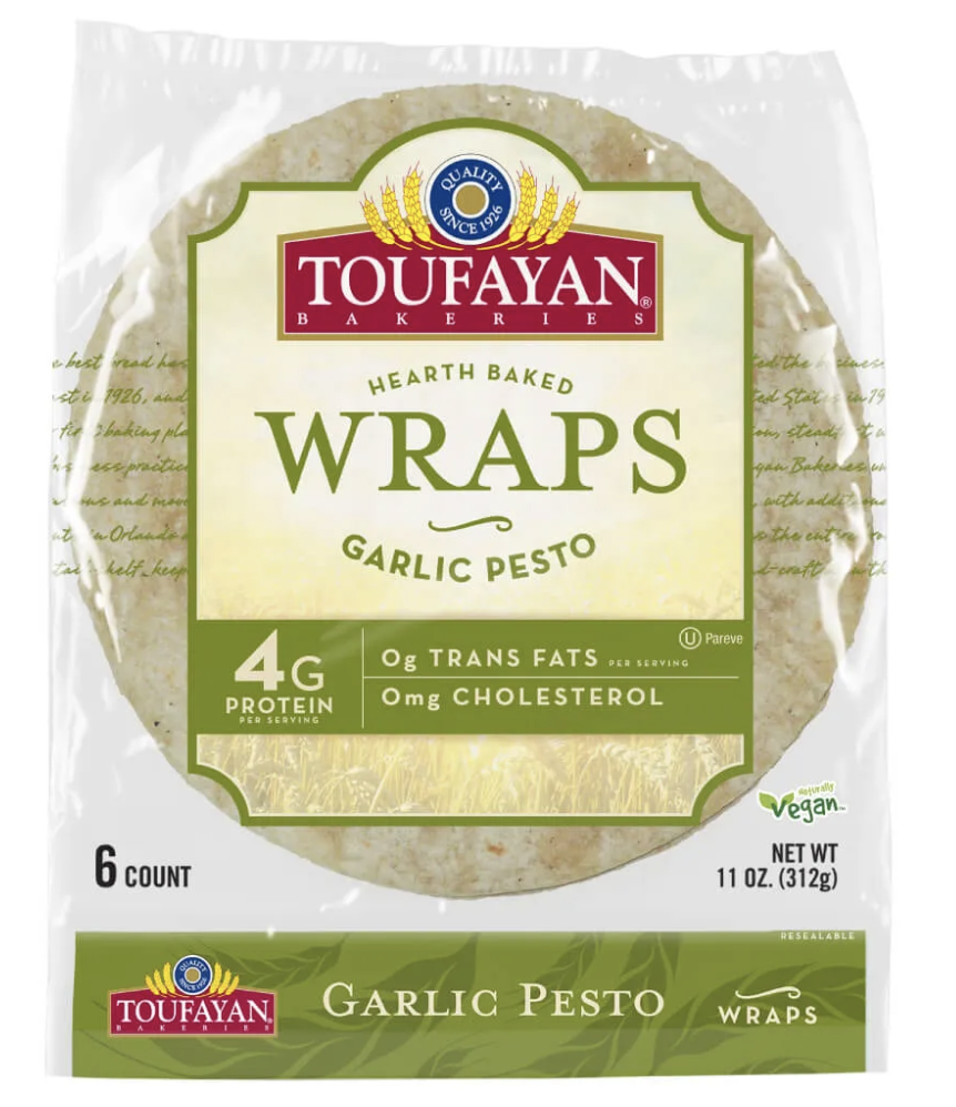 TOUFAYAN VEGAN GARLIC PESTO DOUGH 312g x 6cnt