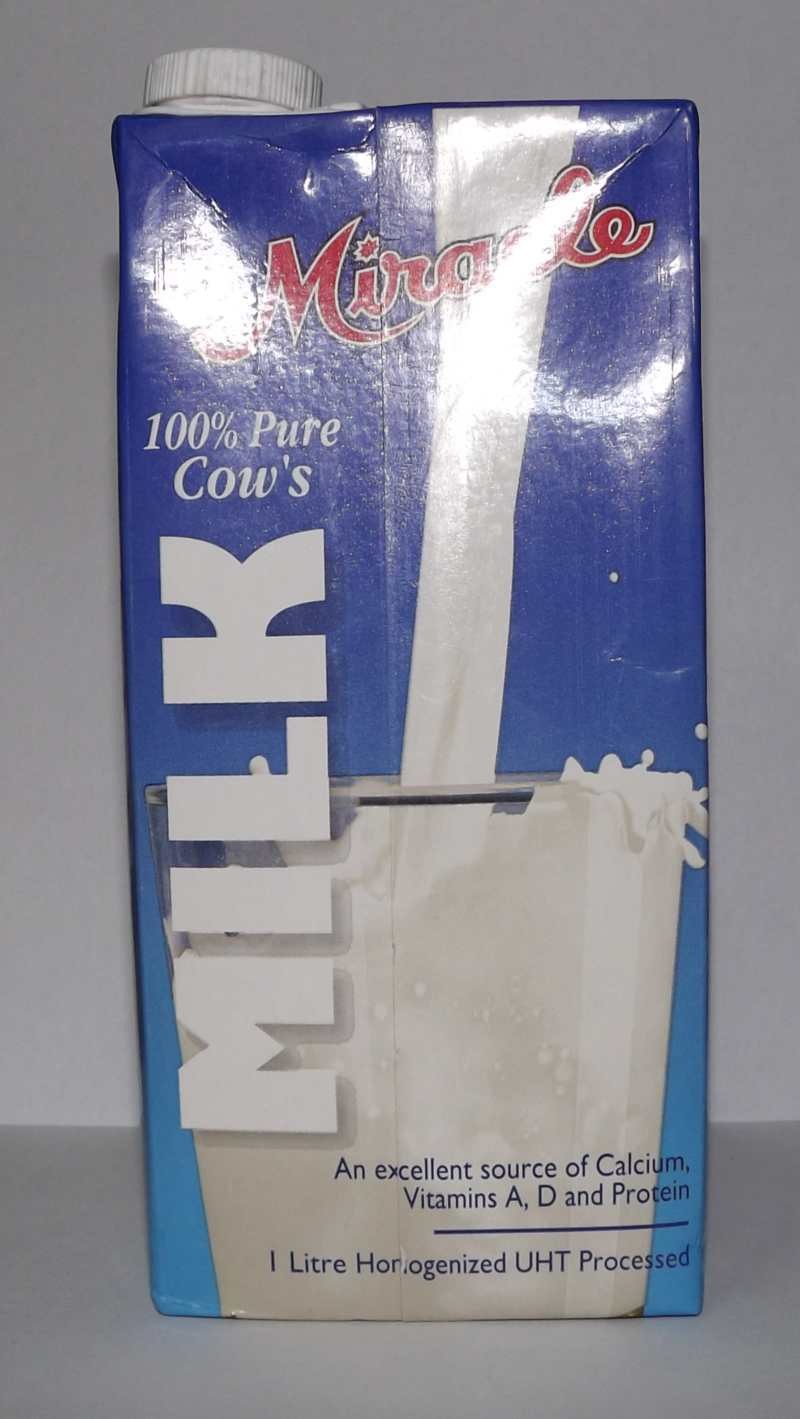 MIRACLE 100% PURE COWS MILK 1L