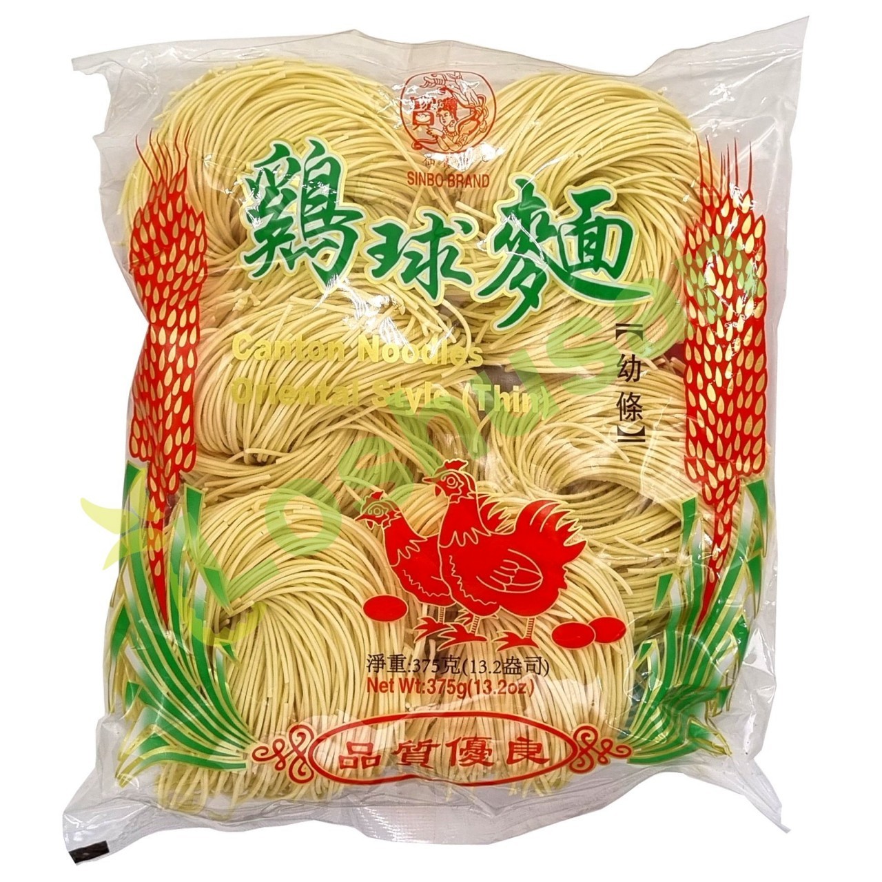 SINBO DRIED CHICKEN NOODLES FINE 375g