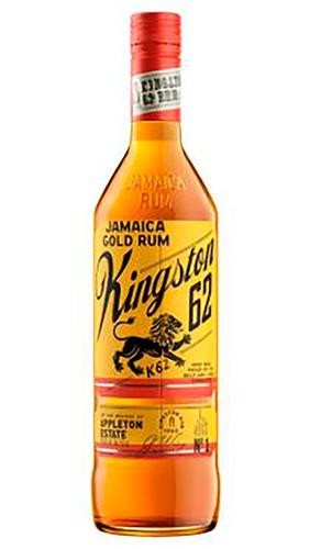 Kingston 62 Jamaican Gold Rum Blend of Four Distilled Rums Bottle 1 L