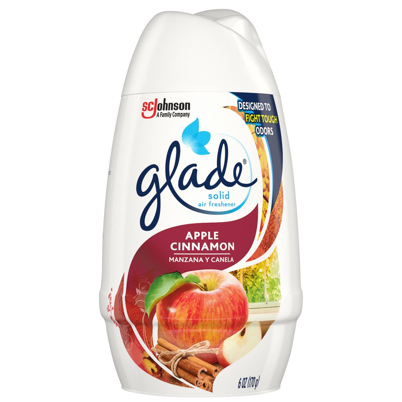 GLADE SOLID APPLE CINNAMON 6oz