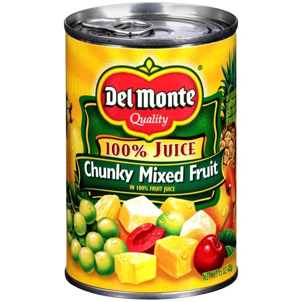 DEL MONTE MIXED FRUIT CHUNK SYRUP 15.2oz