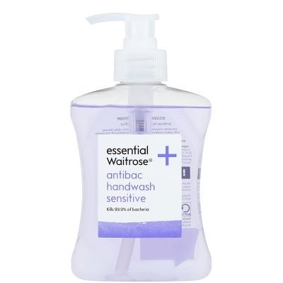 WAITROSE HAND WASH ANTIBACT SENSTV 250ml