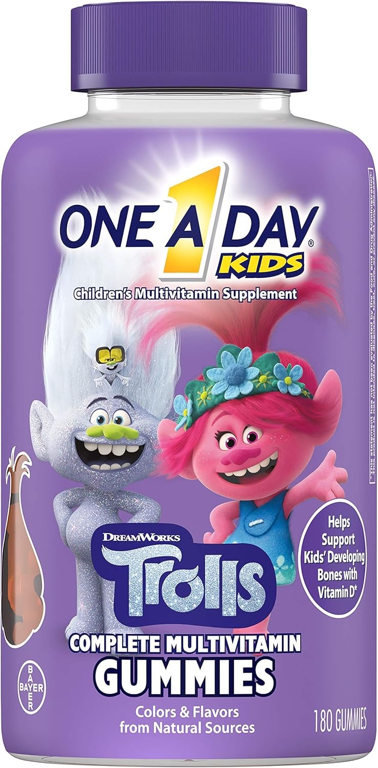 One A Day Kids Complete Multivitamin Gummies, 180 Gummies