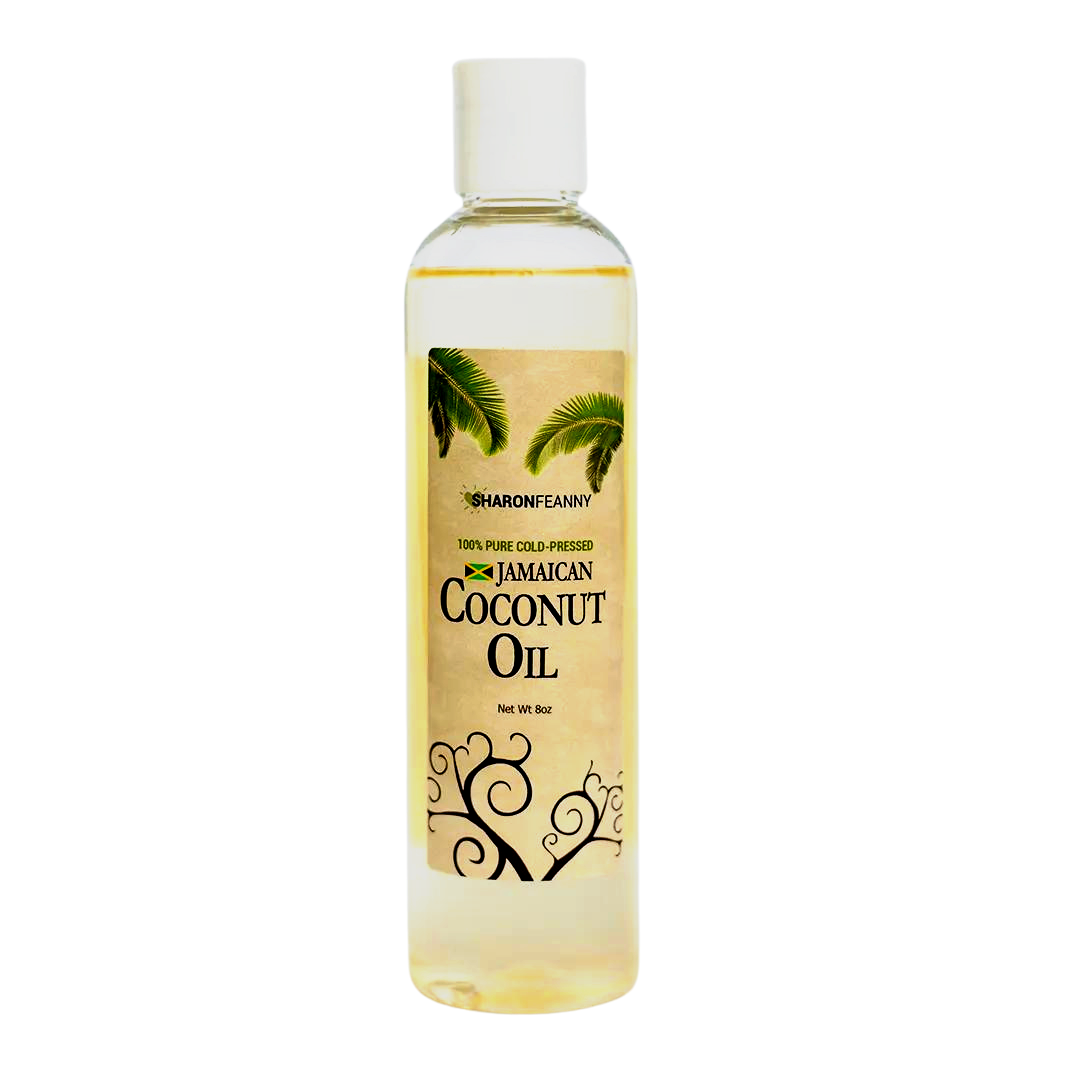 Sharon Feanny 100% Cold Pressed Jamaican Coconut Oil, 8oz