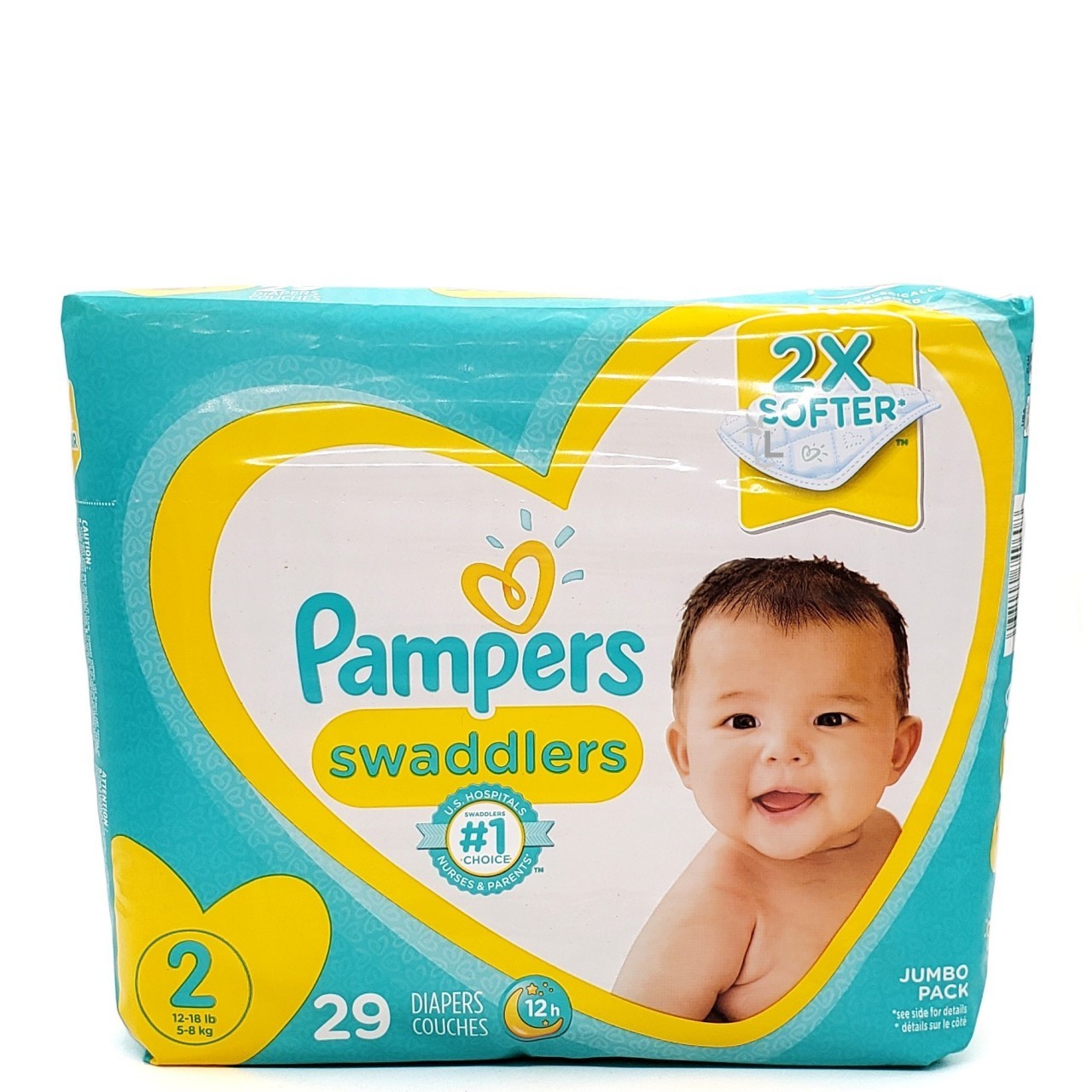 PAMPERS SWADDLERS JUMBO #2 29s