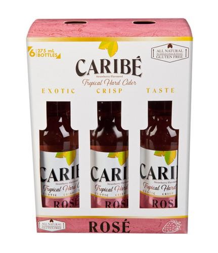 Caribe Refreshing Rosé Cider Fermented Apple Blend 6 Units / 275 ml