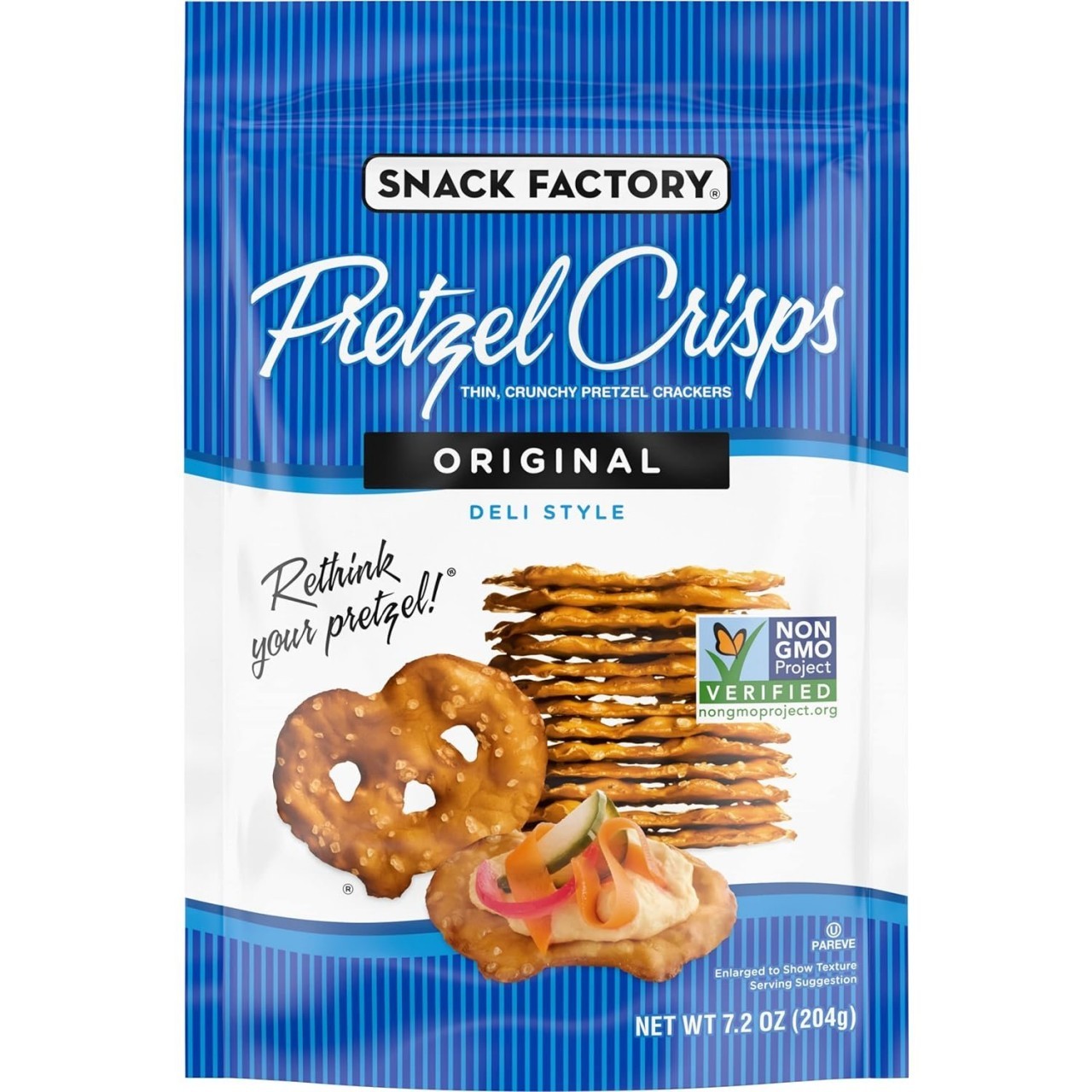 PRETZEL CRISPS ORIGINAL 7.2oz