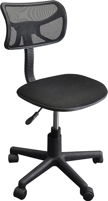 Urban Shop Swivel Mesh Office Chair, Black