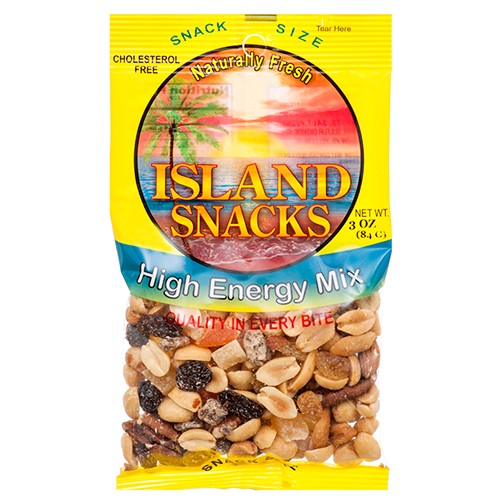 ISLAND SNACKS HIGH ENERGY MIX 3oz