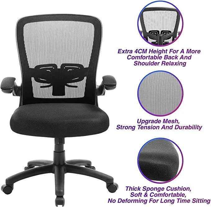 ANACCI HIGH BACK MESH CHAIR WITH LUMBAR SUPPORT