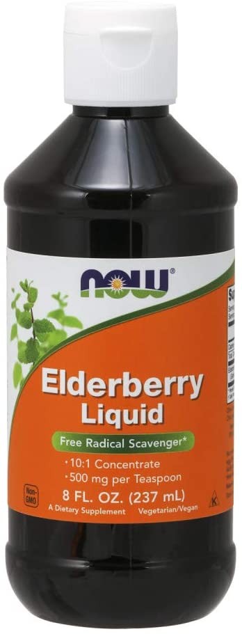 Now Foods Elderberry Liquid for Kids, 8 fl oz