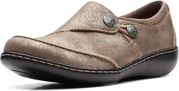 Clarks Womens Ashland Lane Q Bronze Metallic